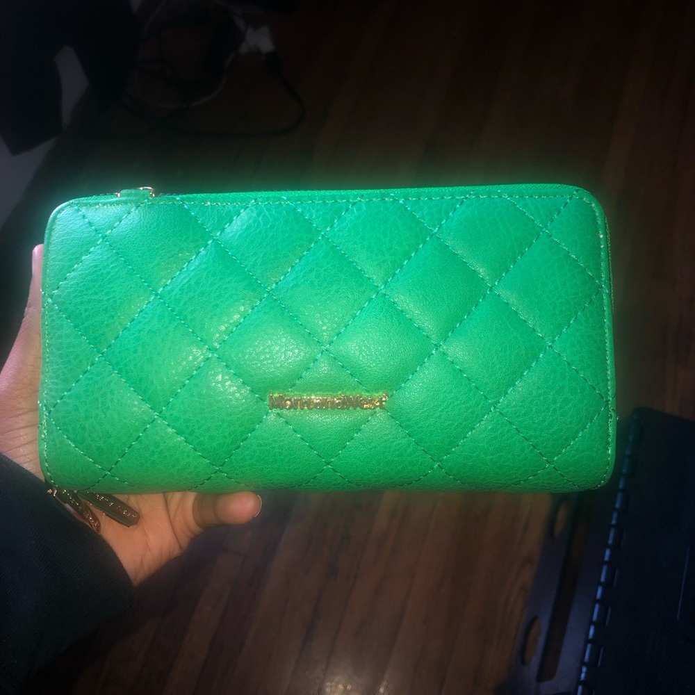 Green Quilted Women's Wallet